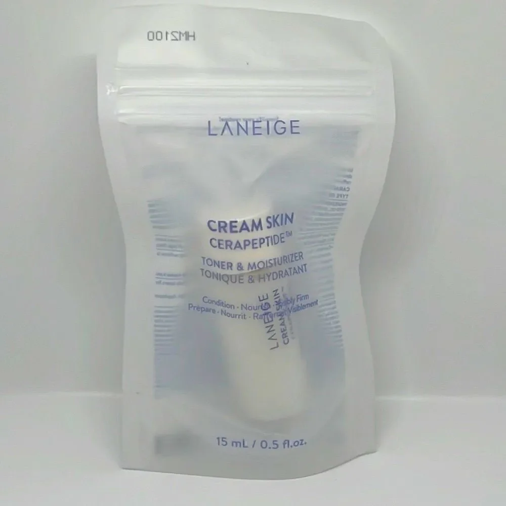 $8🌟 Laneige Cream Skin Toner & Moisturizer with Ceramides and Peptides
